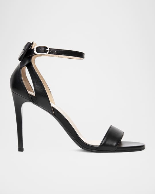 Leather Bow Sandals