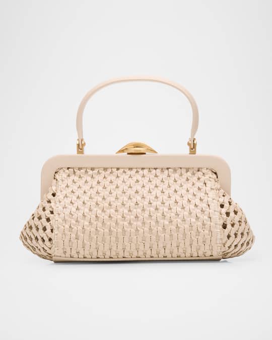 Zuma Frame Woven Crossbody Bag