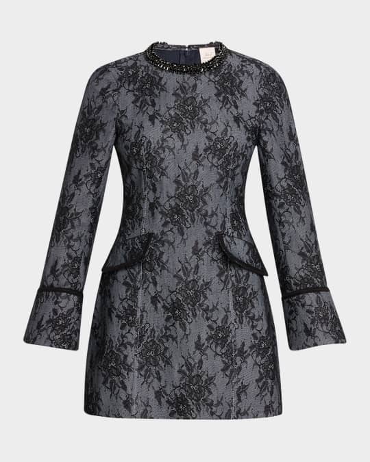 Reina Bonded Lace Mini Dress