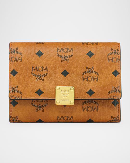 MCM Aren Small Visetos Trifold Wallet | Neiman Marcus display picture 1