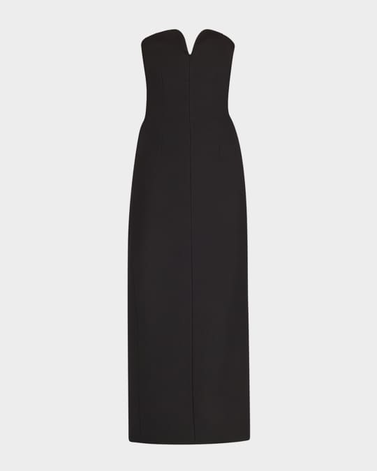 Khaite Yao Strapless Column Maxi Dress | Neiman Marcus