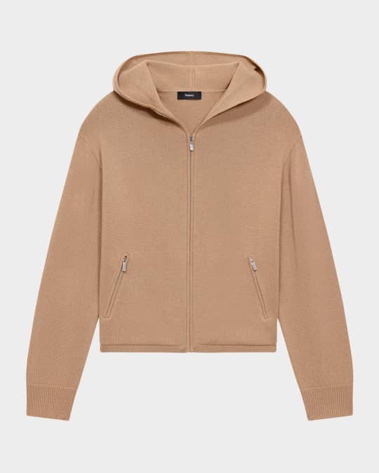 登場! Zip Crop Theory Hooded Marcus Neiman | Jacket Cashmere Wool ジャケット・アウター