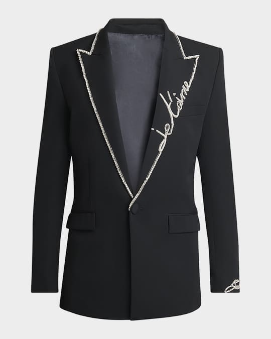 Men's Love Letter Piping Dinner Jacket