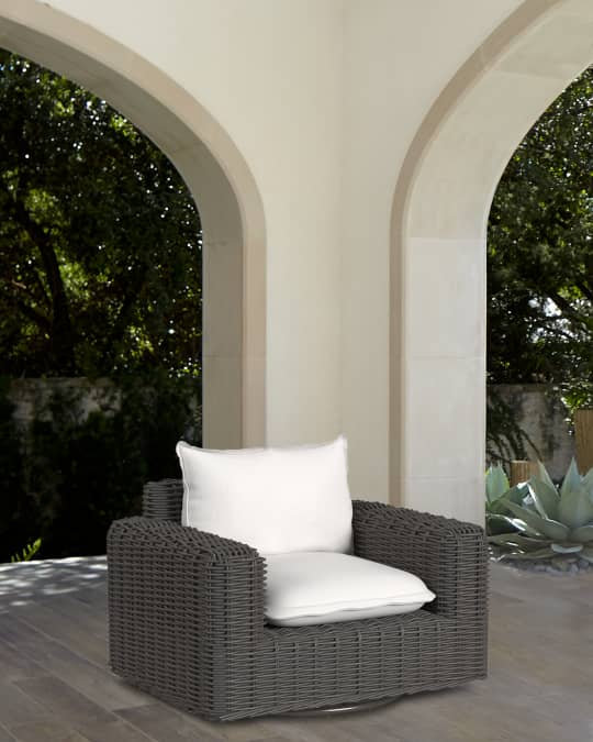 Cabo Outdoor Swivel Club Chair