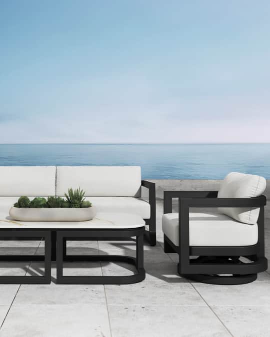 Malibu Outdoor Swivel Club Chair