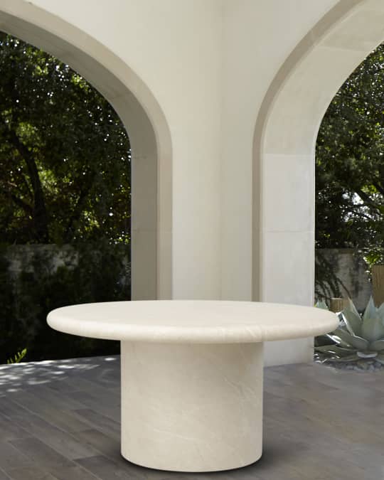 Travertino Outdoor Dining Table
