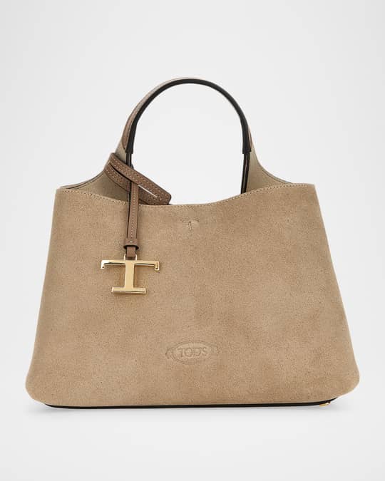Tod's APA Micro Suede Top-Handle Bag | Neiman Marcus