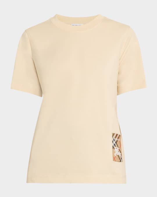 Burberry Logo Patch Short-Sleeve T-Shirt | Neiman Marcus