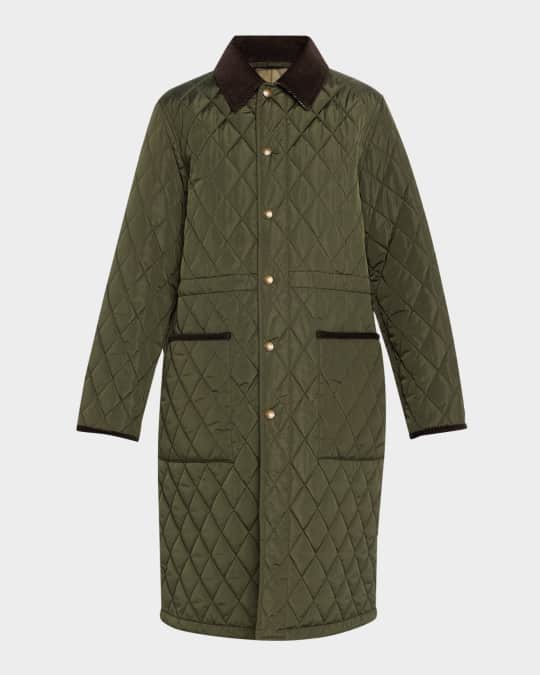 【送料&関税込】Burberry Reversible Midi Coat Mid-length Reversible Wool Car Coat in Black - Women