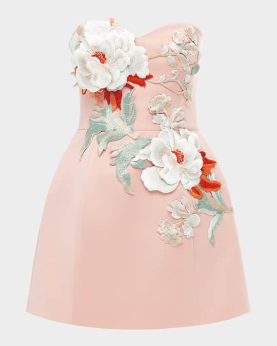 sweetheart neckline cinched waist a-line midi dress The White Sweetheart Neck Jacquard Midi Dress main image 1