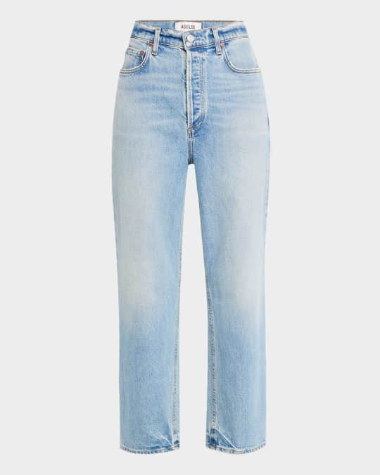 90s Pinch Waist Cropped Jeans