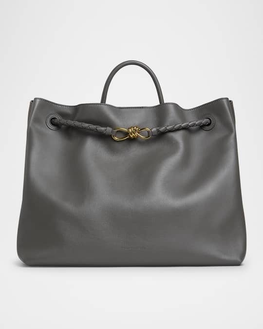 Bottega Veneta Large Andiamo Leather Top Handle Bag Neiman Marcus