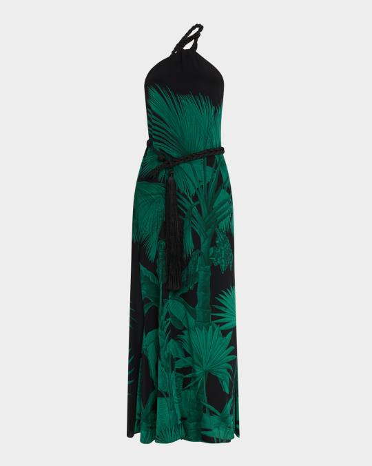 strapless open back dress Denim One Shoulder Belted Midi Dress  RK Collections Boutique