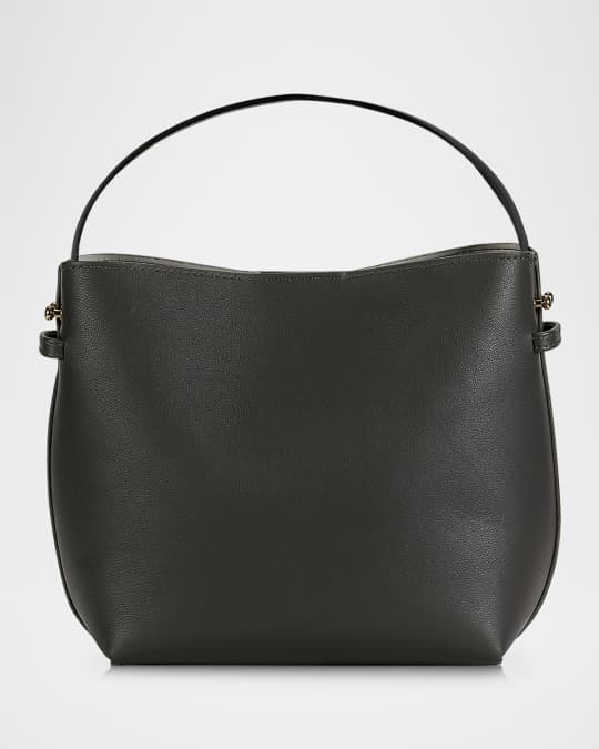 Selena Leather Bucket Bag