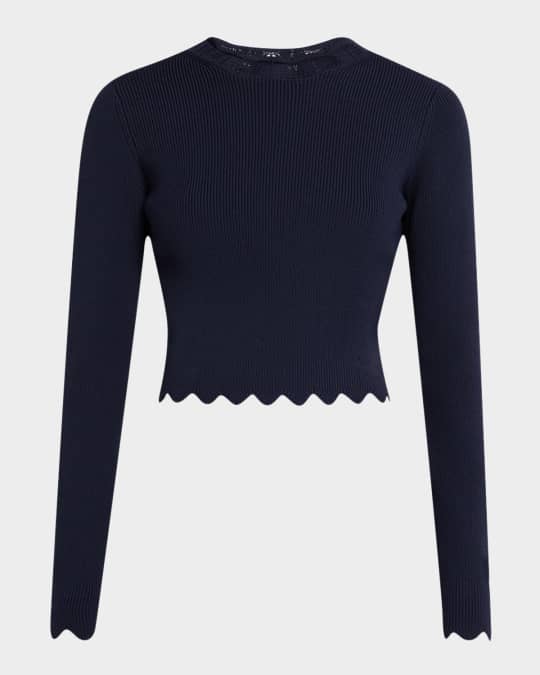 CLEA Blanca Scalloped Knit | Neiman Marcus