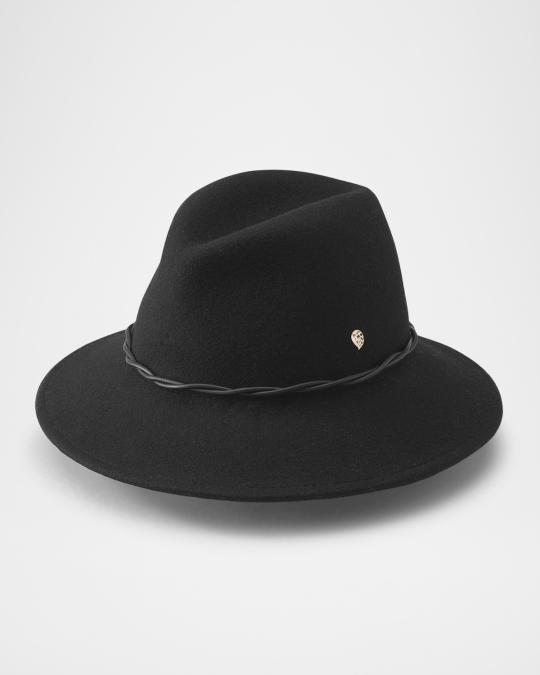 Helen Kaminski Eleonore Merino Wool Fedora Hat | Neiman Marcus display picture 1