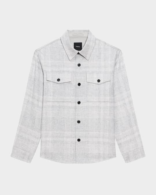 Men's Two-Pocket Check Overshirt