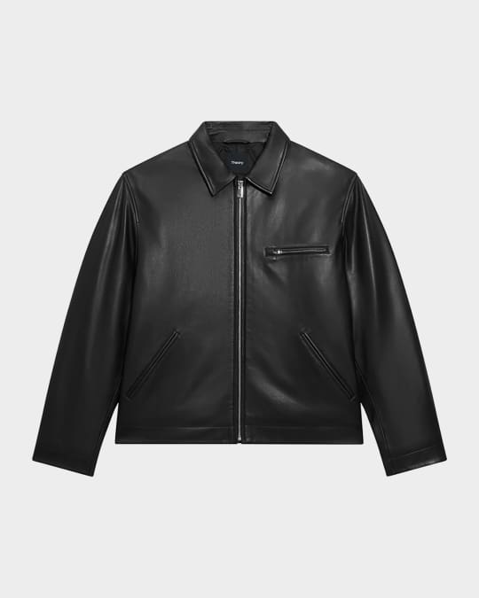 Men's Leather Workwear Jacket