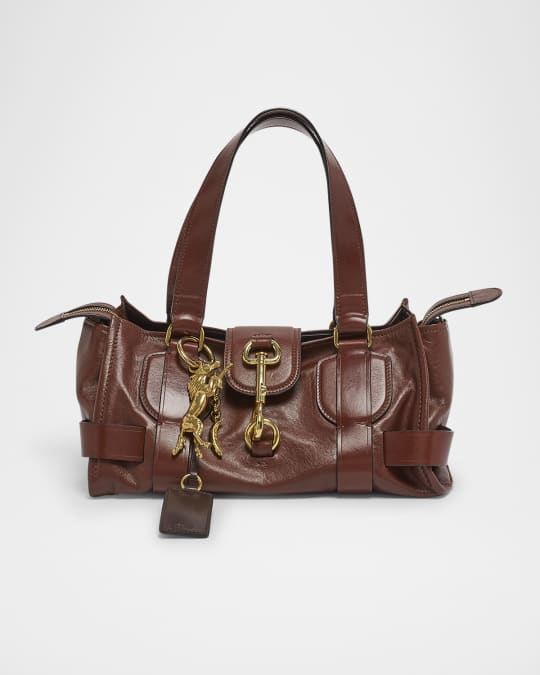 Chloe Kerala 25 Small Shoulder Bag in Vegetable Tanned Leather