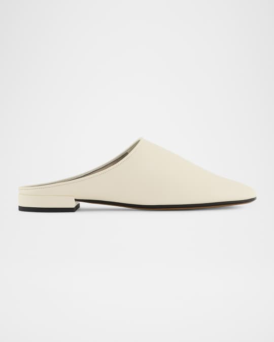 Soft Calfskin Ballerina Mules