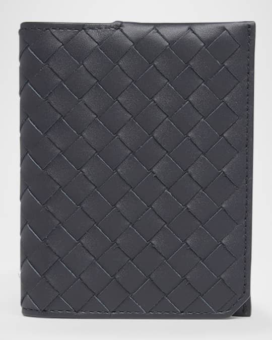 Men's Intrecciato Piccolo Leather Bifold Card Holder