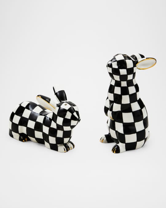 Courtly Bunny Salt & Pepper Shaker Set