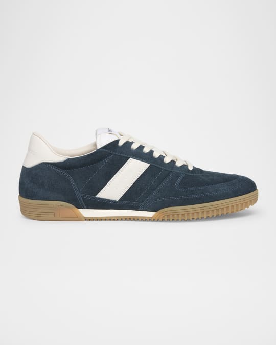 TOM FORD Men's Terence Suede Low-Top Sneakers | Neiman Marcus