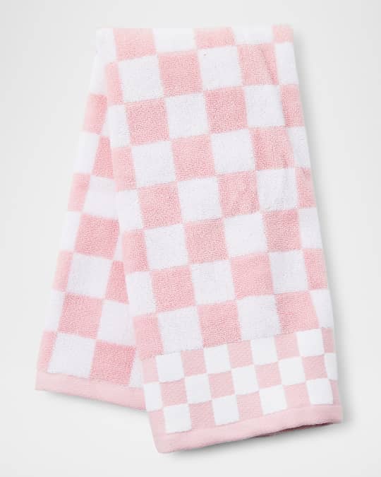 Rosy Check Hand Towel