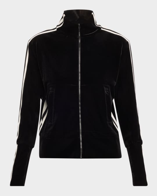 Velvet Side Stripe Turtle Jacket
