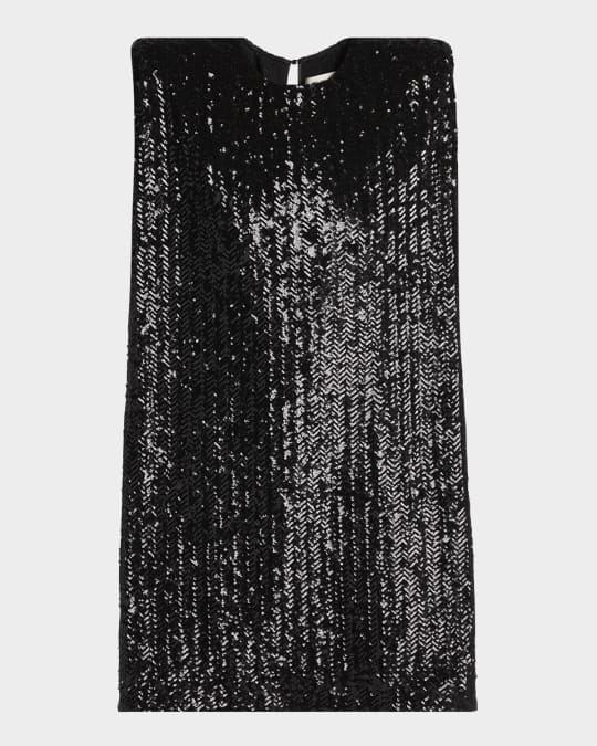 Golden Goose Journey Sequined Sleeveless Mini Dress | Neiman Marcus