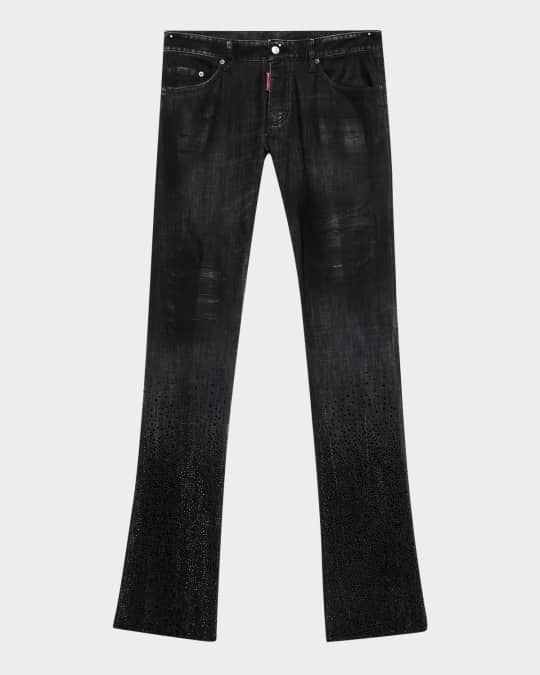Men's Sharpei Embellished Bootcut Jeans