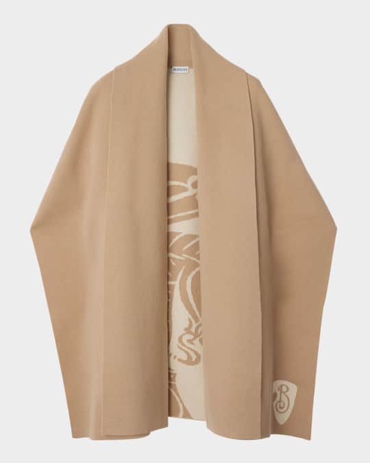 Pai Wool-Blend EKD Intarsia Cape