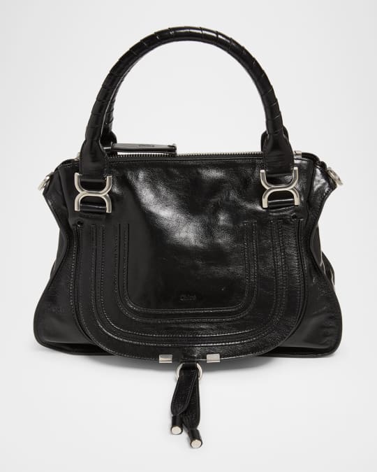 値下げ！Chloe MARCIE M Chloe Marcie Medium Satchel Bag in Shiny Calfskin | Neiman Marcus