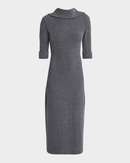 Proenza Schouler White Label Cerine Ribbed Boucle Midi Dress | Neiman ...