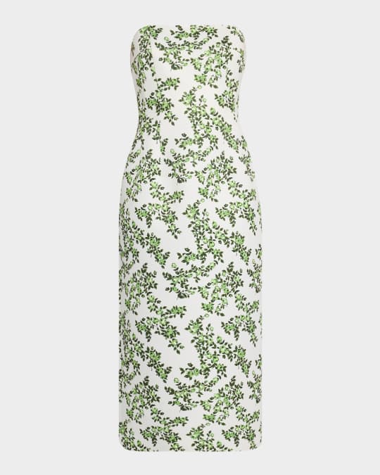 green emerald velvet dress Emilia Wickstead