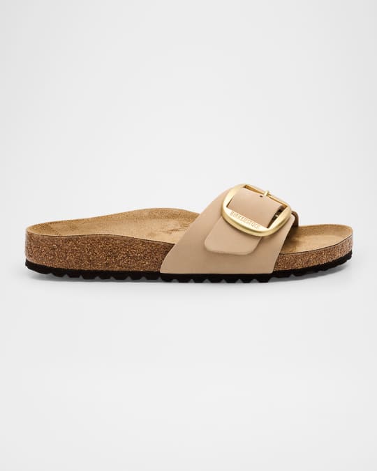 Madrid Big Buckle Slide Sandals