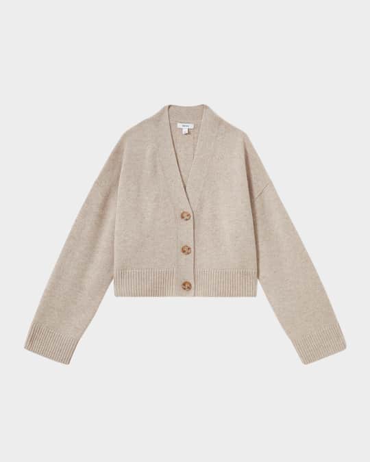 Rixy Cropped Wool-Cashmere Cardigan