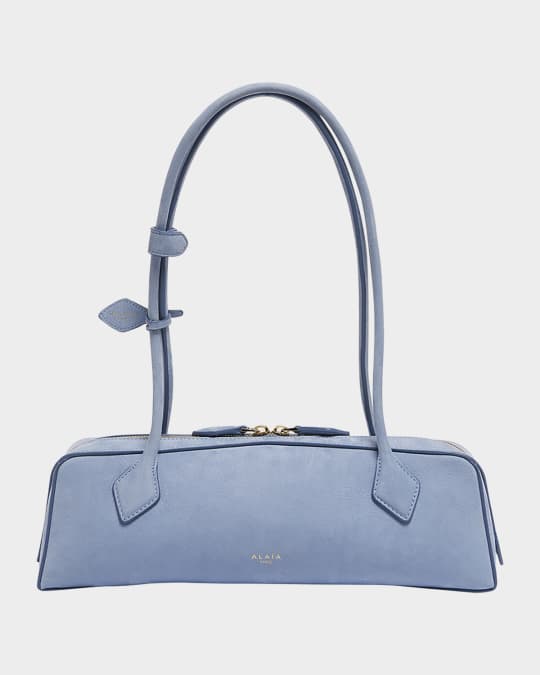 Le Teckel Medium Suede Shoulder Bag