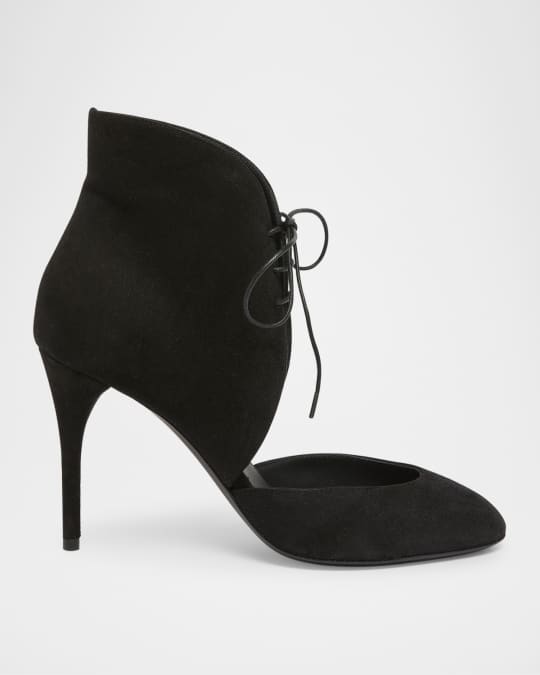 0090~Stiletto Heel Suede Pumps main image 1