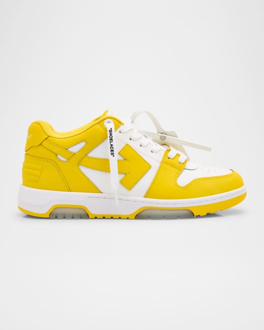 Off-White Men's Out of Office Leather Low-Top Sneakers