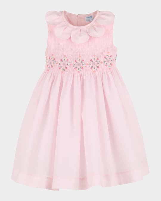 Girl's Classical Diamond Petal Dress, Size 4T-6X