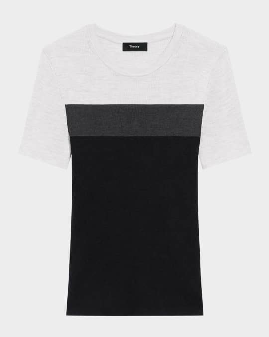 Washable Silk Basic Tee