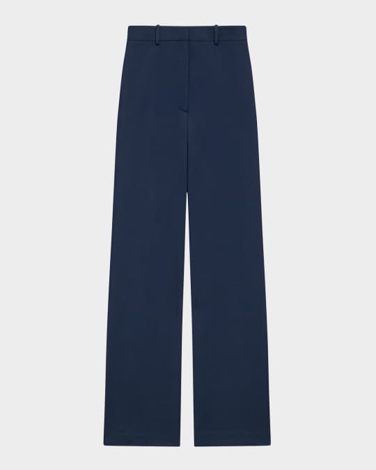 Theory Classic Ponte Straight Trousers | Neiman Marcus display picture 1