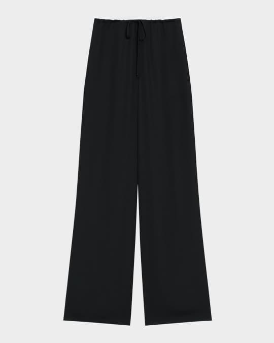パンツ 2023AW Theory PULL ON WIDE PANT Theory Drawstring Pull-On Pants | Neiman Marcus