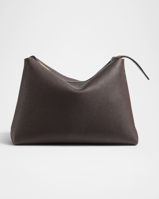 Lina Medium Zip Leather Crossbody Bag