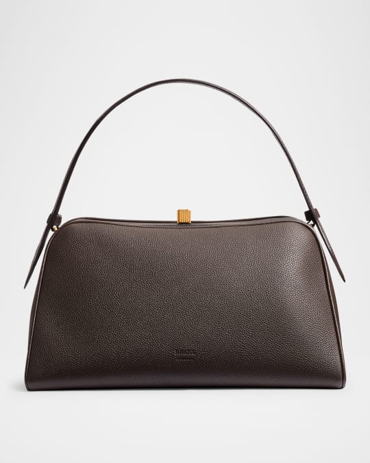 Khaite Cate Frame Leather Top-Handle Bag | Neiman Marcus