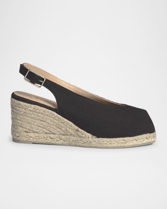 Castaner Dosalia Canvas Slingback Espadrilles | Neiman Marcus