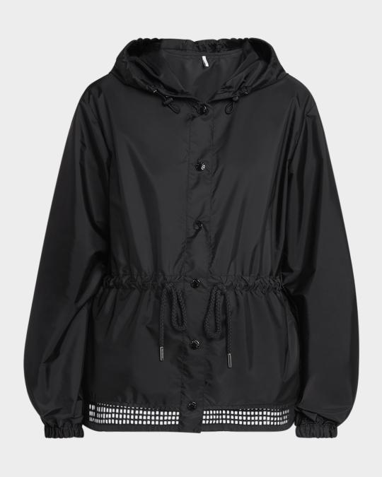 Moncler Rochebonne Hooded Drawstring Jacket | Neiman Marcus