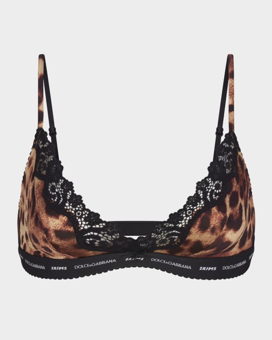 Dolce&Gabbana x SKIMS Stretch Satin Triangle Bralette