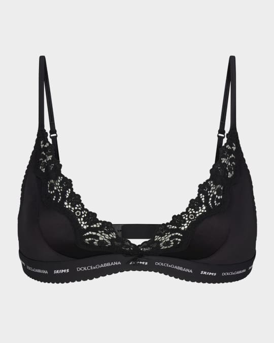 Stretch Satin Triangle Bralette